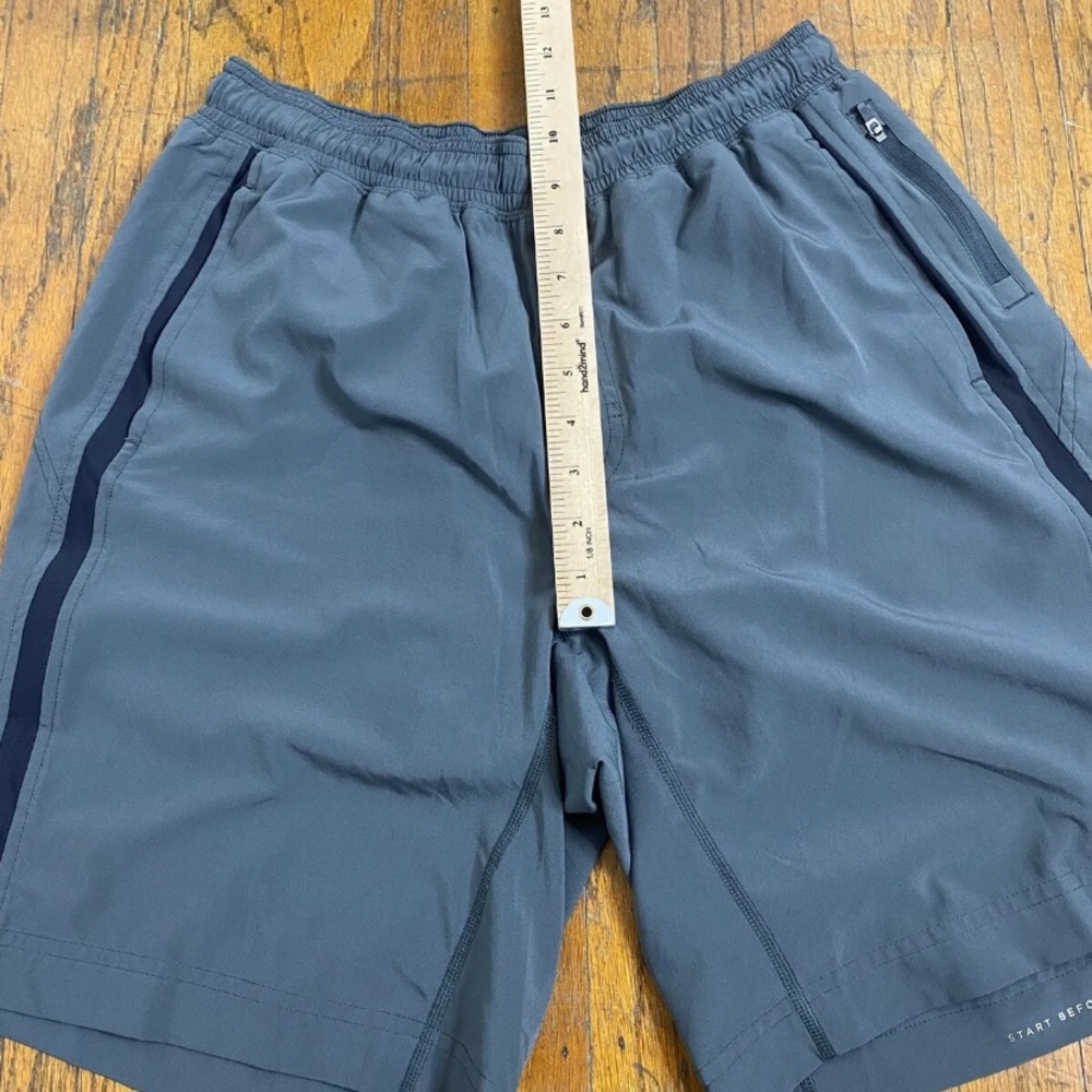 Fourlaps Advance Lined Shorts 9" Men’s Size M Gray EUC. - Picture 11 of 12